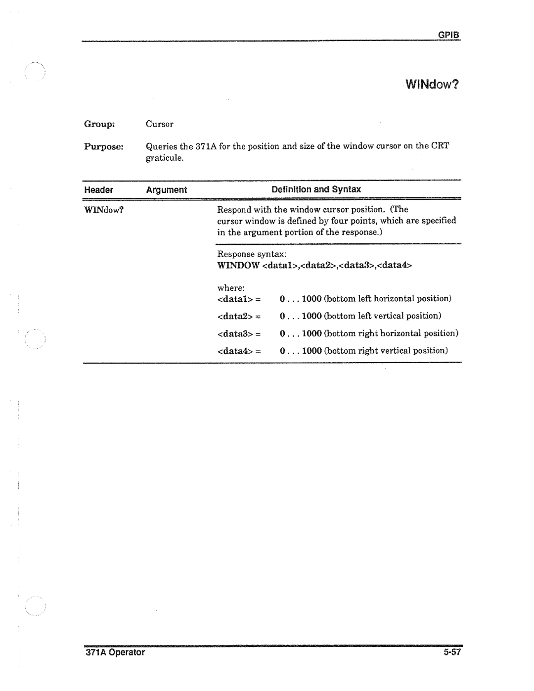 Tektronix 371A manual 