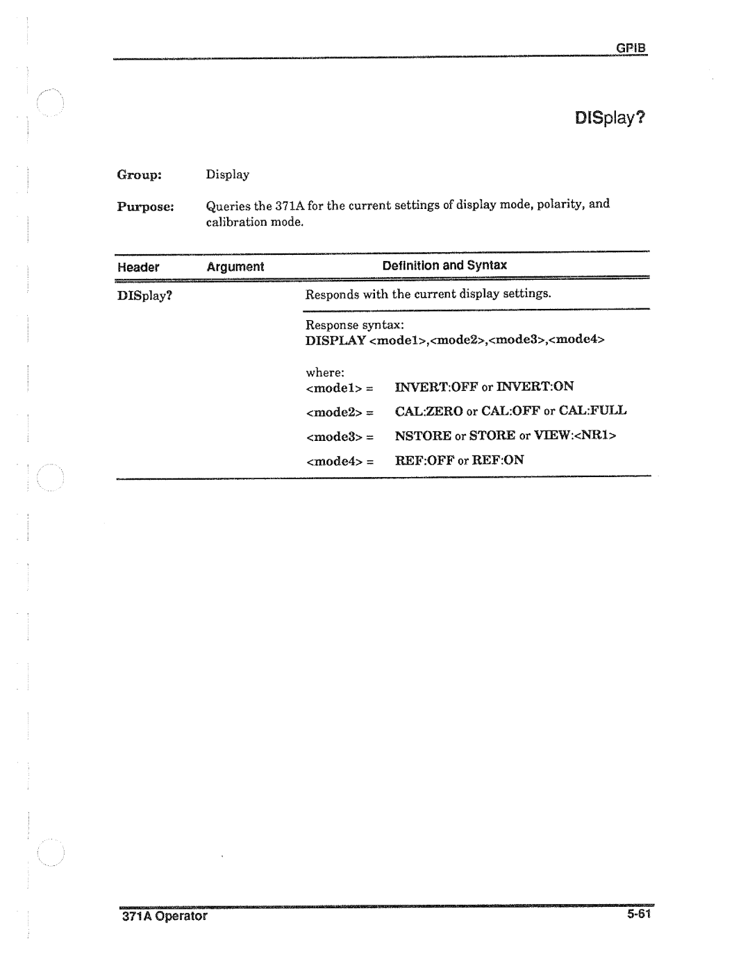 Tektronix 371A manual 