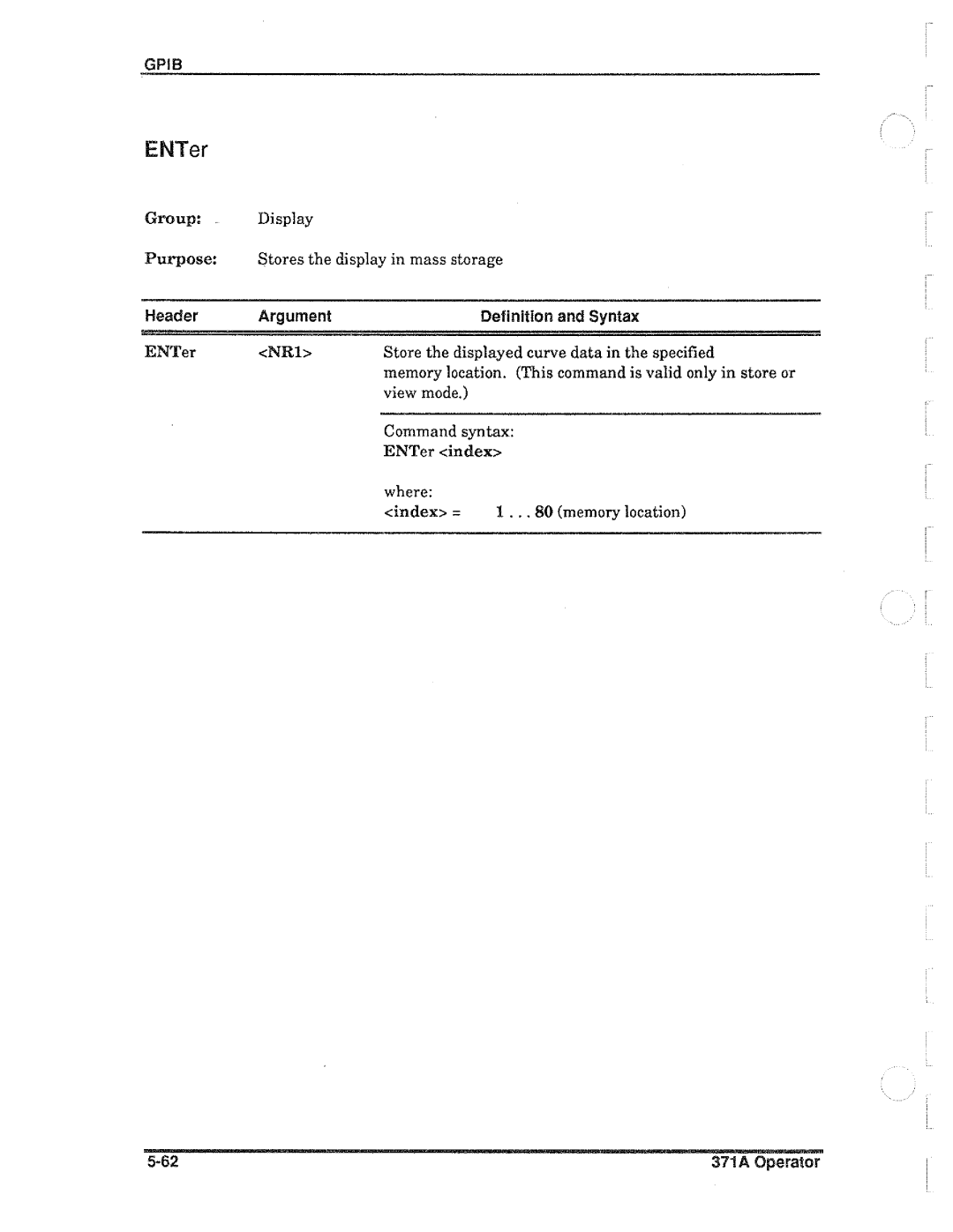 Tektronix 371A manual 