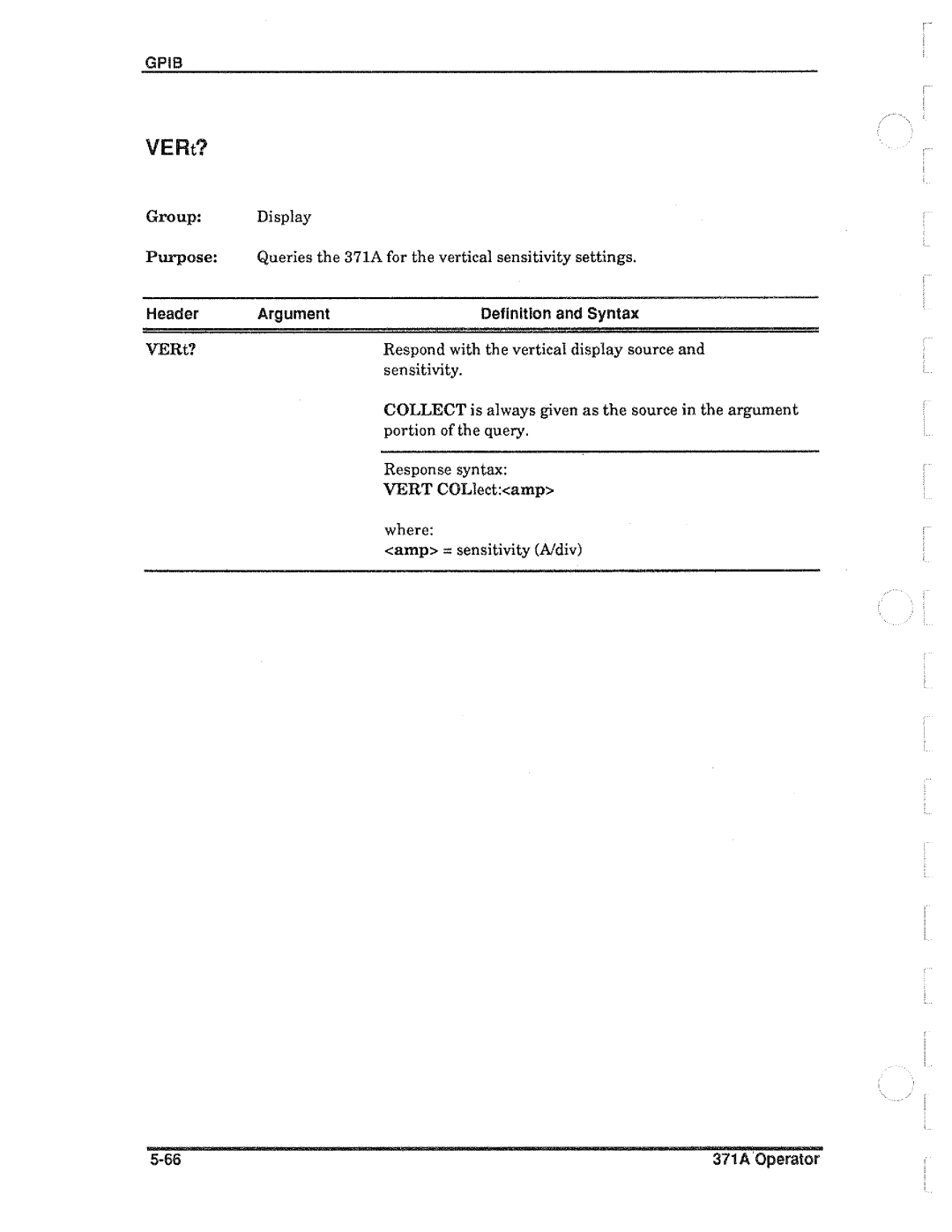 Tektronix 371A manual 