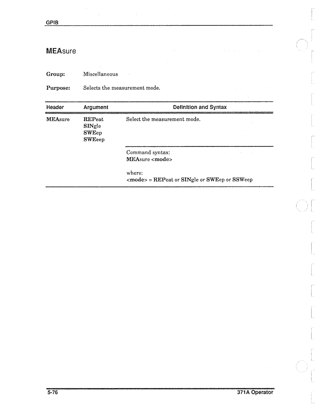 Tektronix 371A manual 