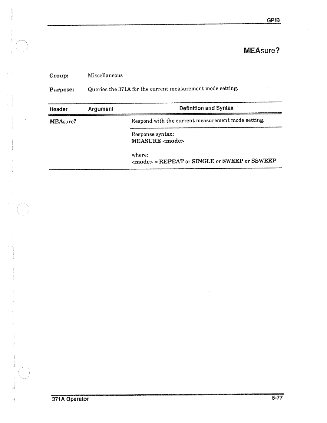 Tektronix 371A manual 