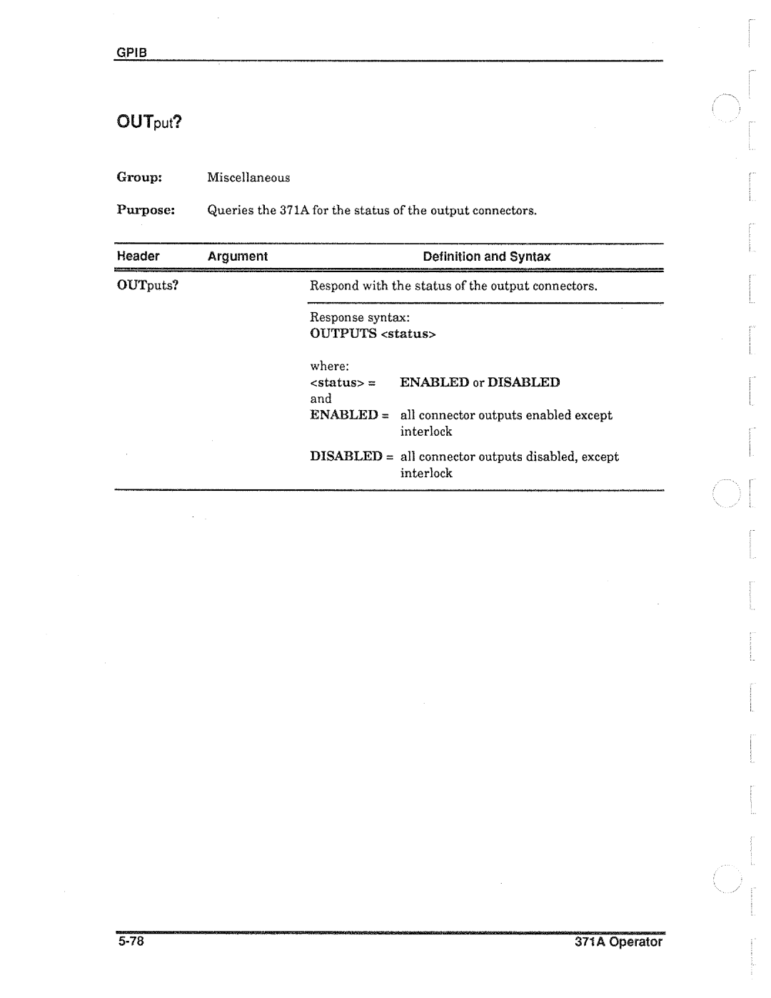 Tektronix 371A manual 