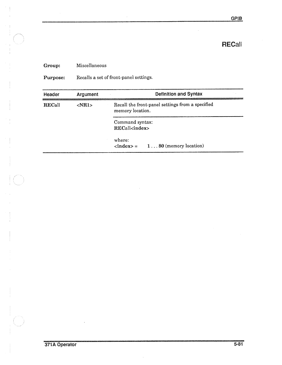 Tektronix 371A manual 