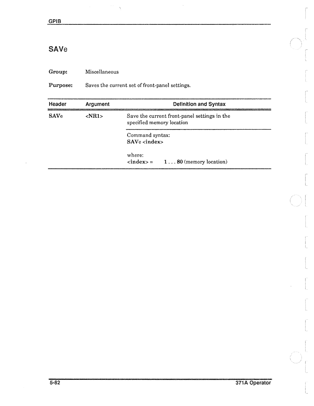 Tektronix 371A manual 