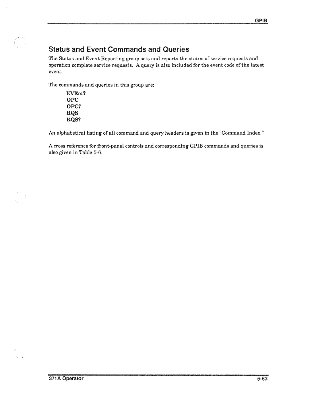 Tektronix 371A manual 