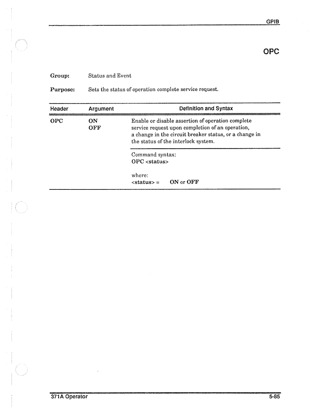 Tektronix 371A manual 