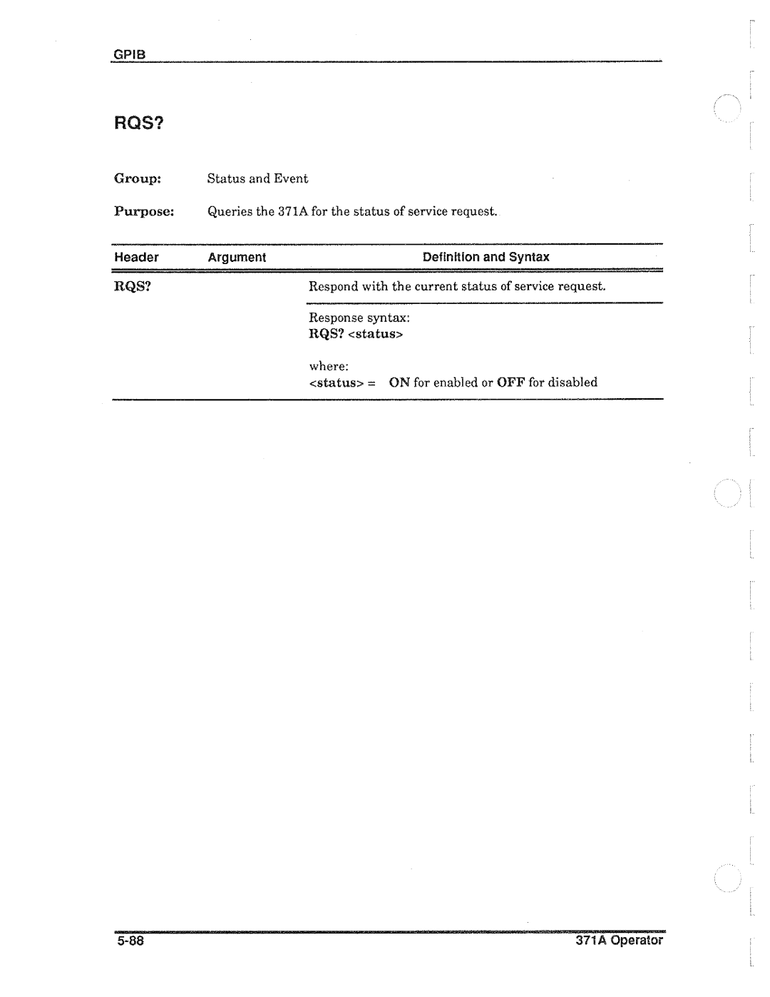 Tektronix 371A manual 