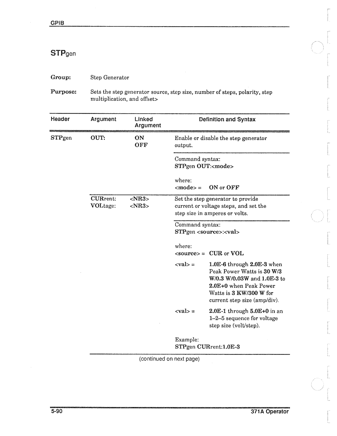 Tektronix 371A manual 