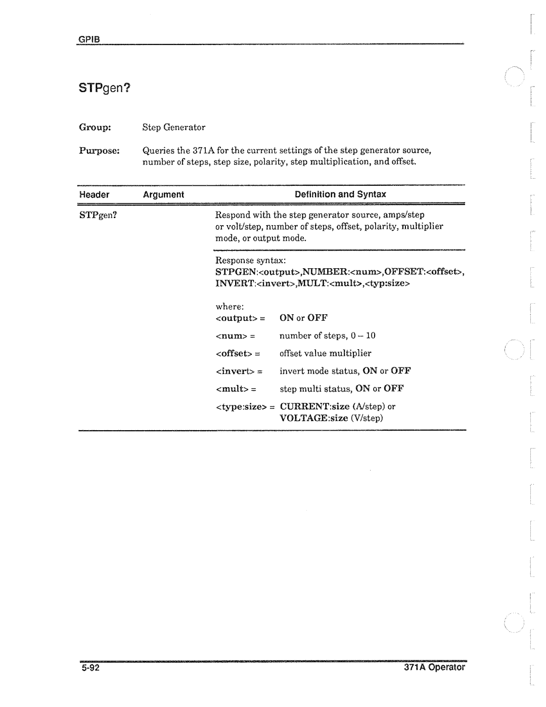 Tektronix 371A manual 