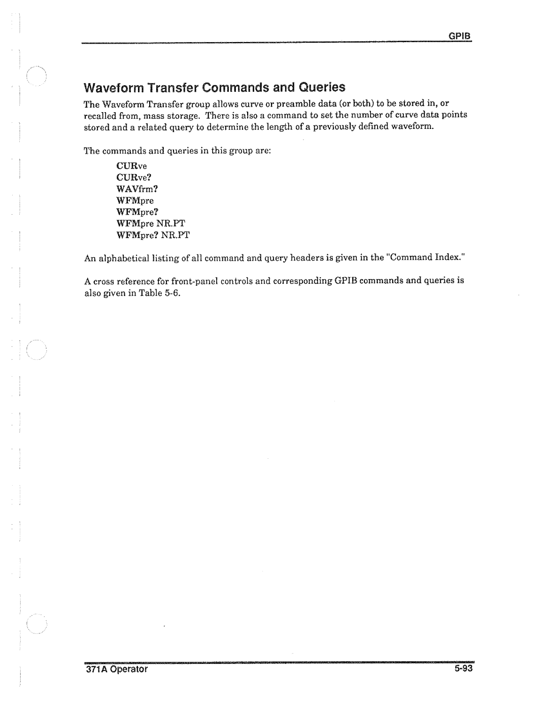 Tektronix 371A manual 