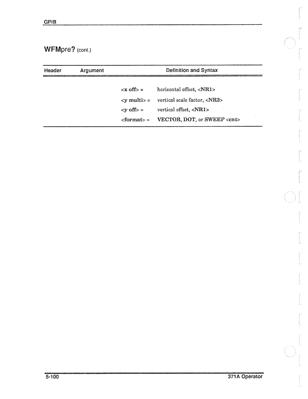 Tektronix 371A manual 