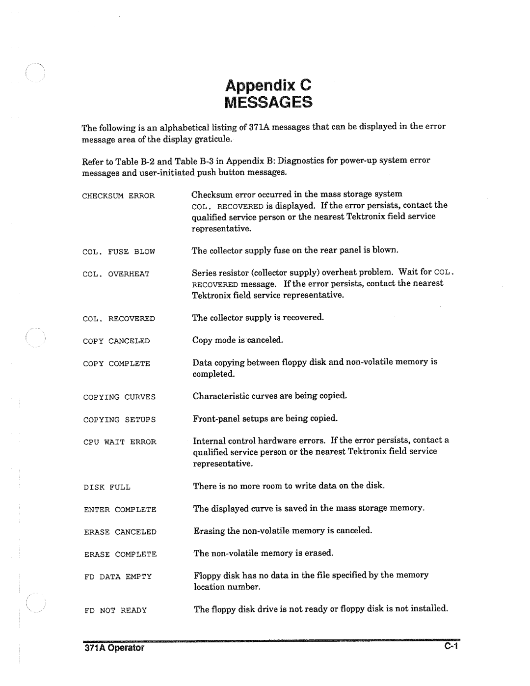 Tektronix 371A manual 