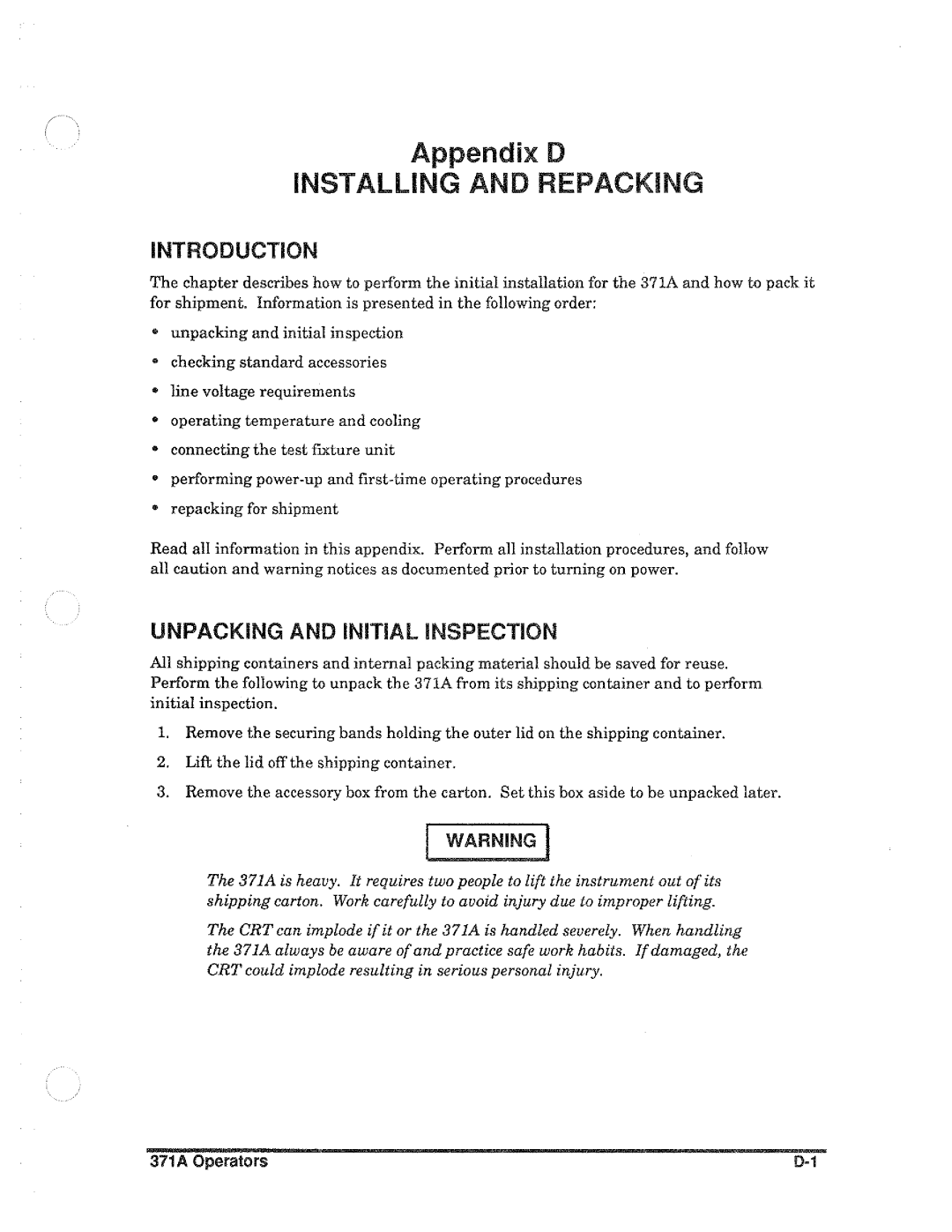 Tektronix 371A manual 