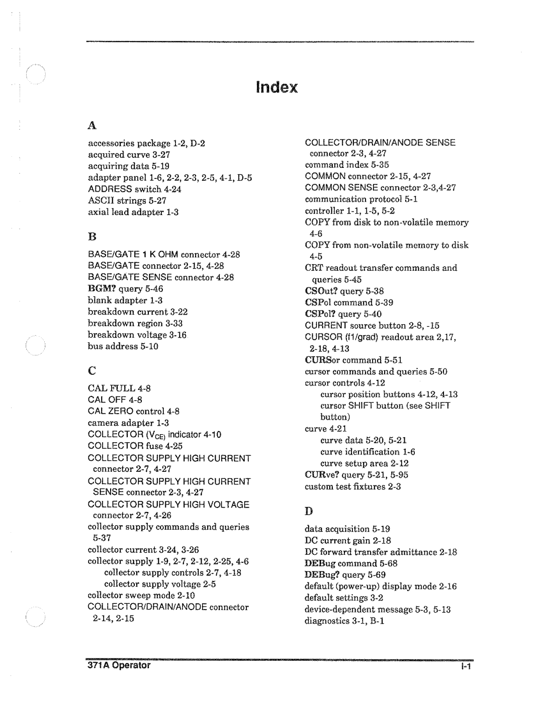 Tektronix 371A manual 