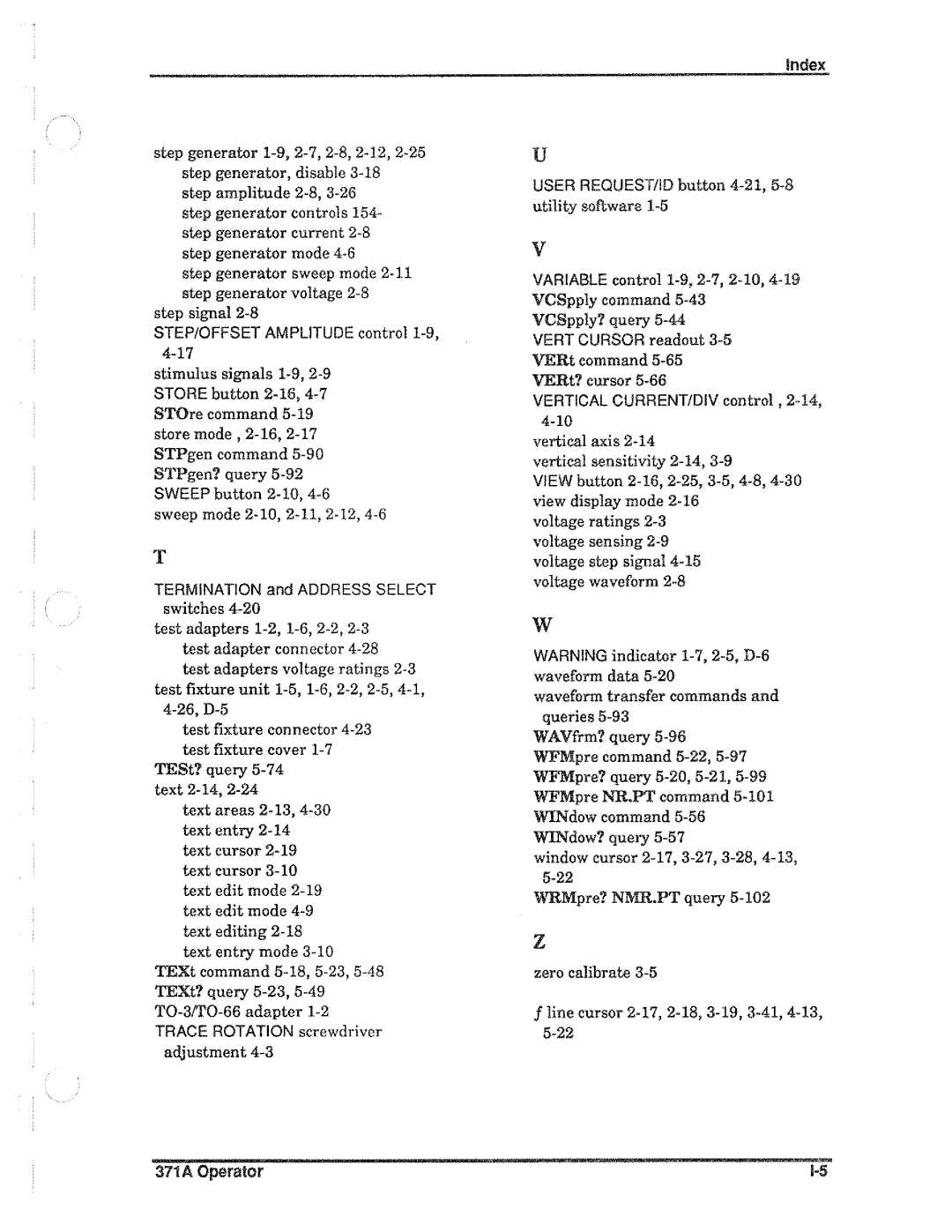 Tektronix 371A manual 