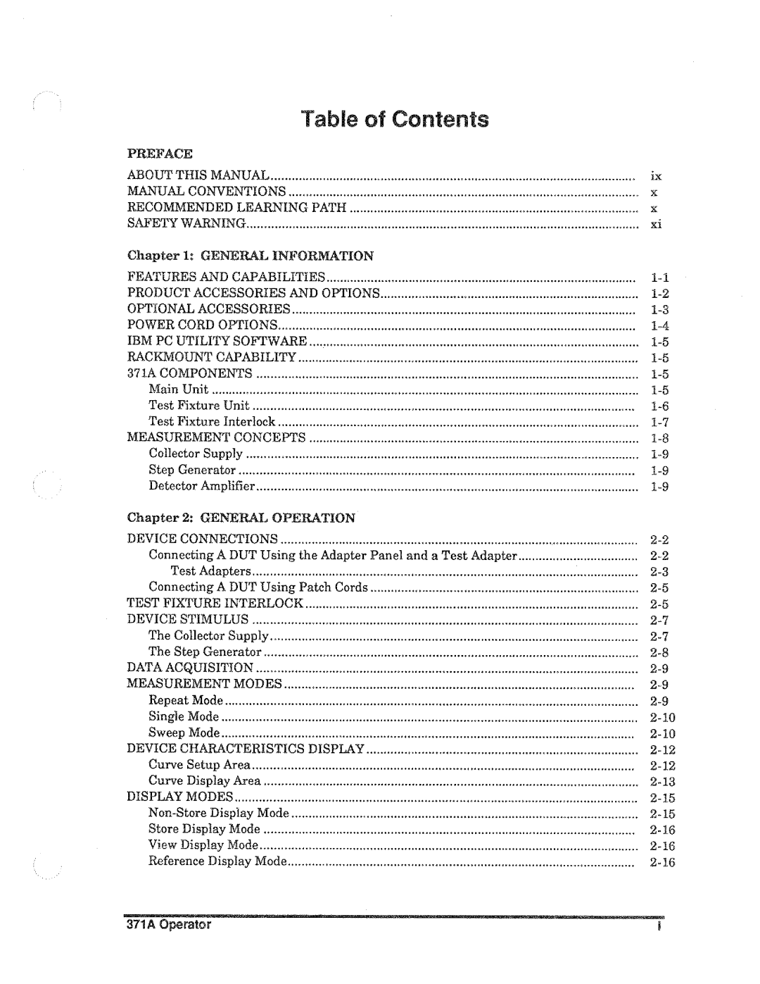 Tektronix 371A manual 