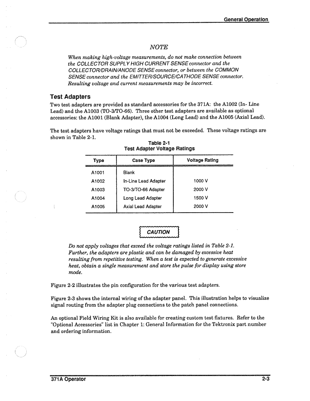 Tektronix 371A manual 