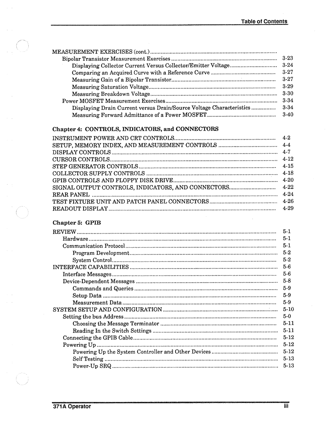 Tektronix 371A manual 