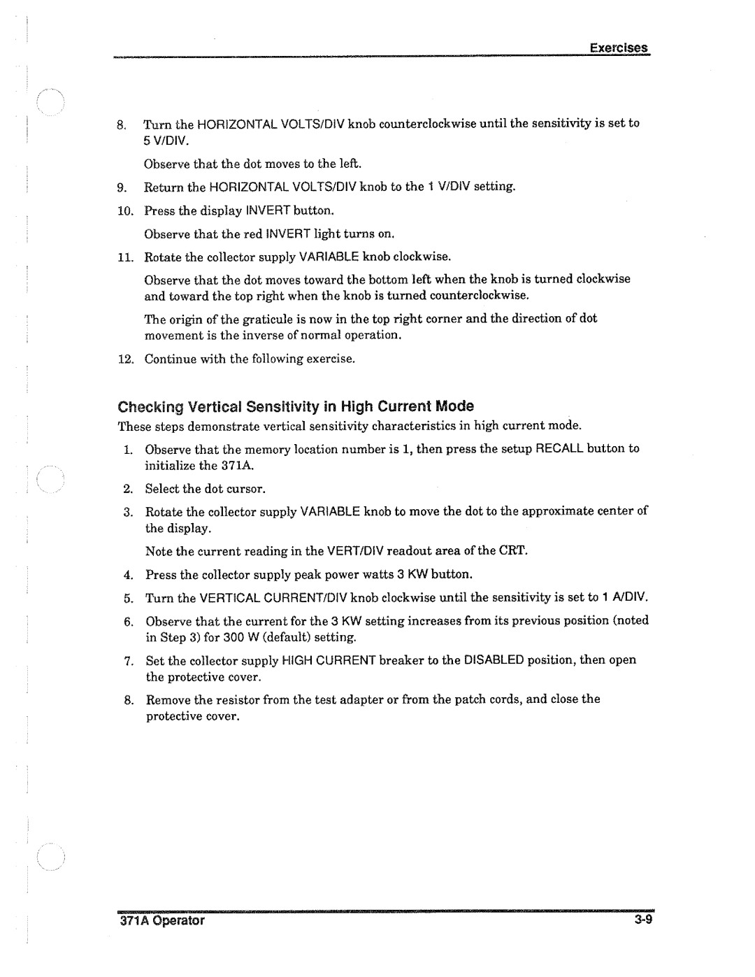 Tektronix 371A manual 