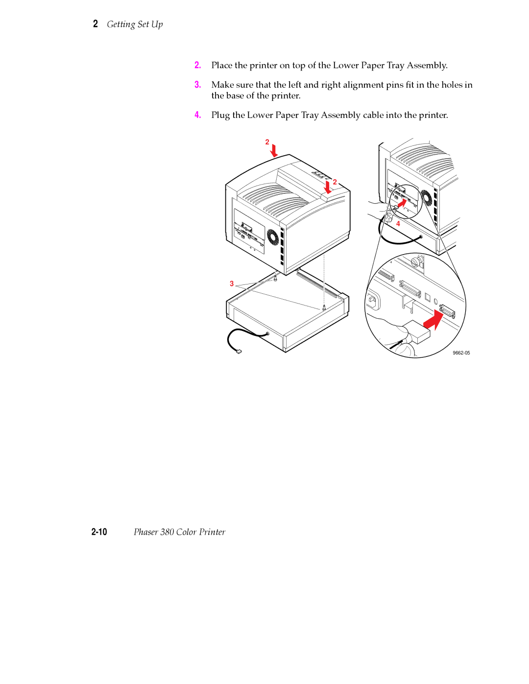 Tektronix manual 10Phaser 380 Color Printer 