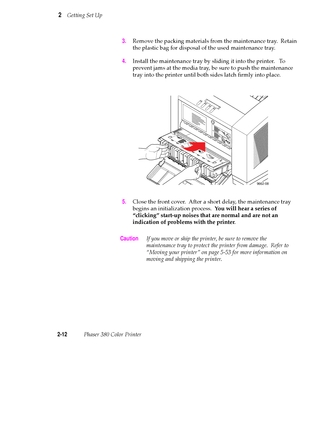 Tektronix manual 12Phaser 380 Color Printer 