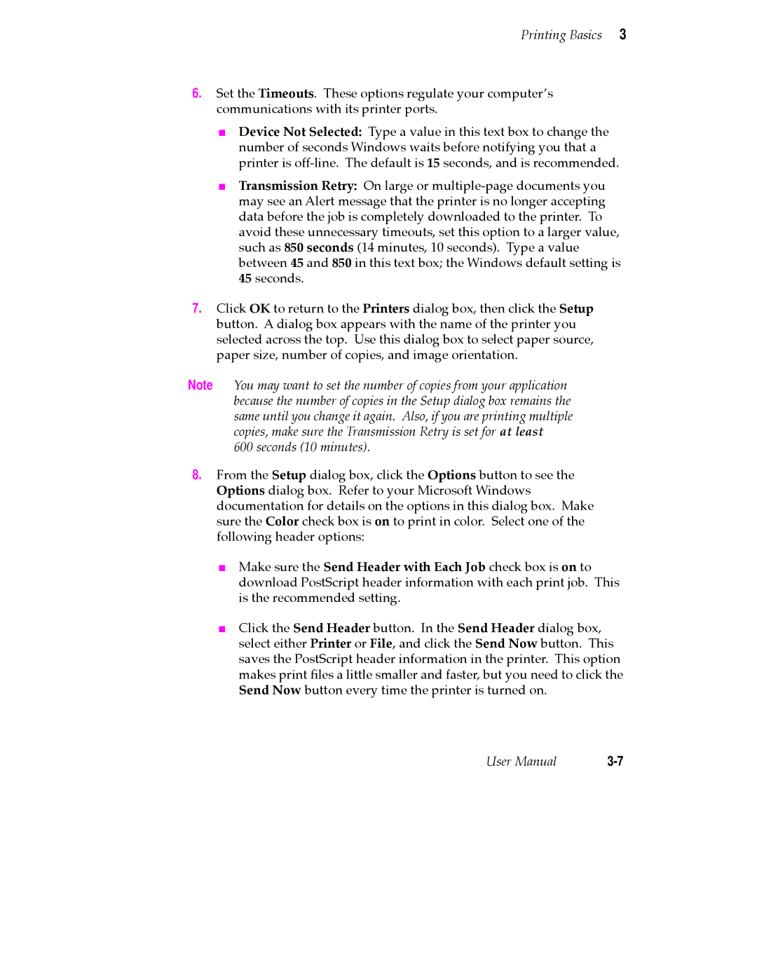 Tektronix 380 manual Printing Basics 