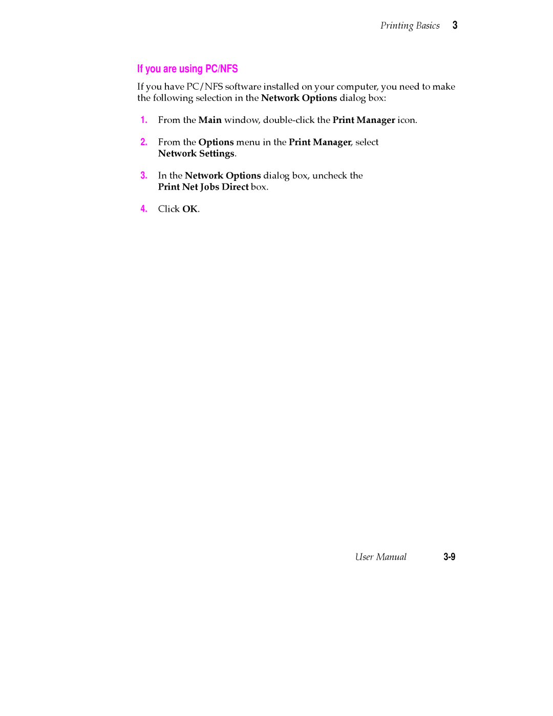 Tektronix 380 manual If you are using PC/NFS 