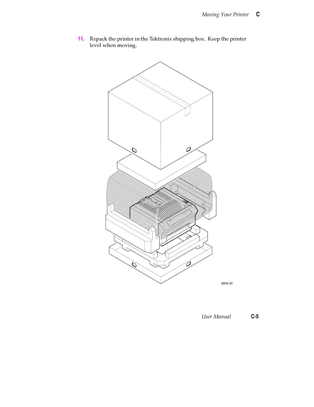 Tektronix 480X user manual 8849-50 