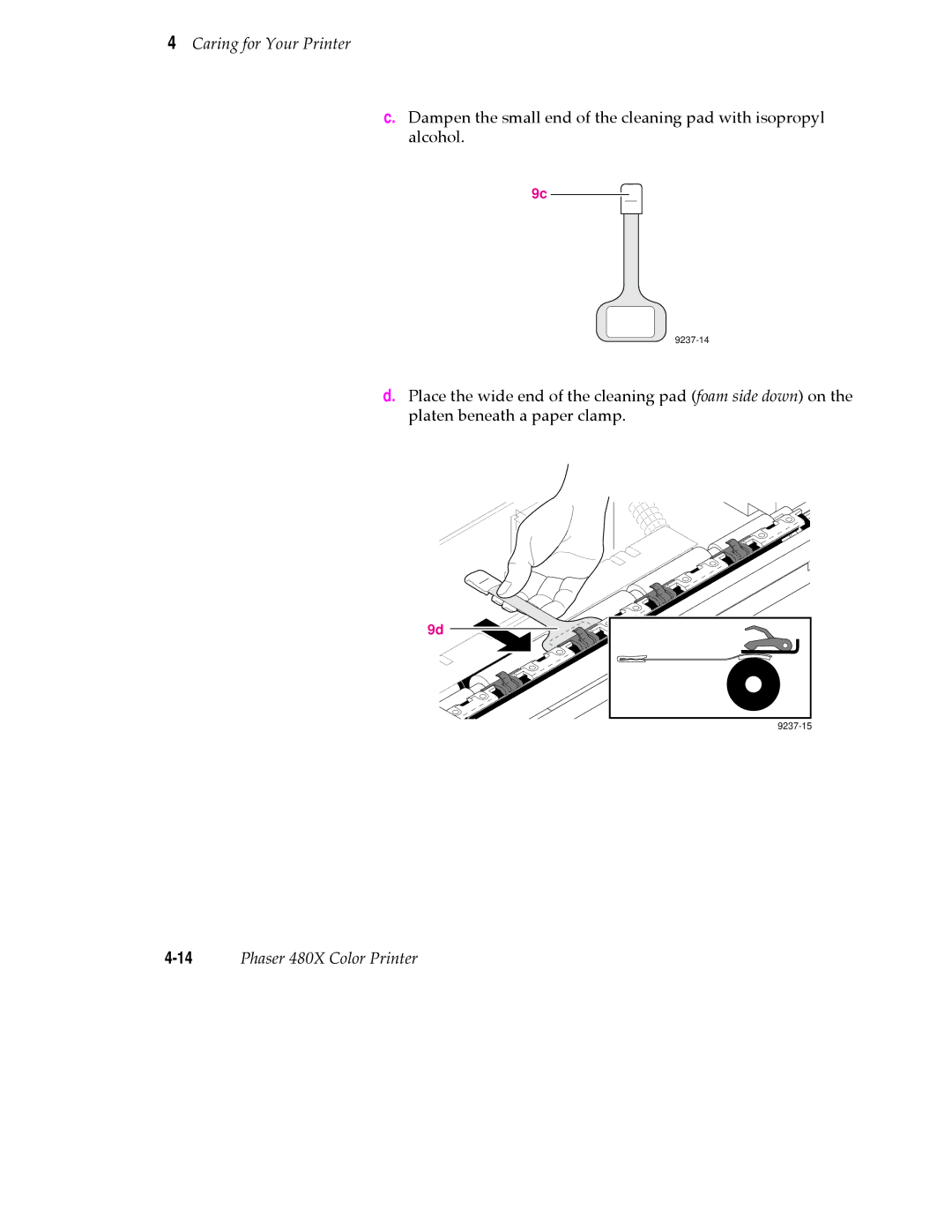 Tektronix 480X user manual 9237-14 