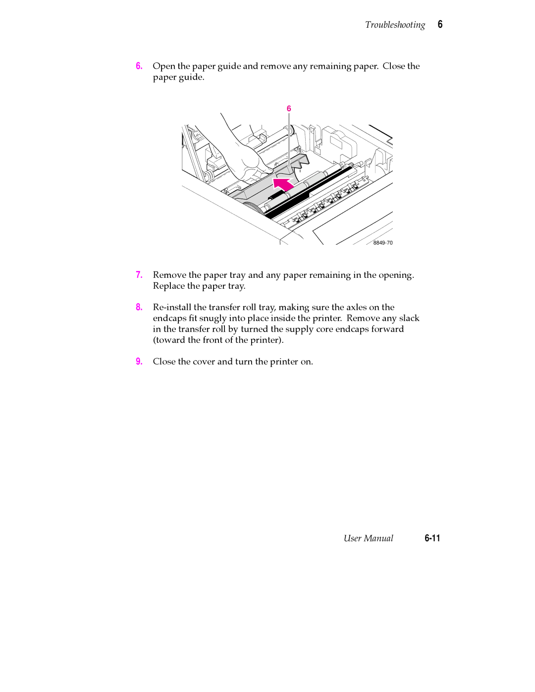 Tektronix 480X user manual 8849-70 