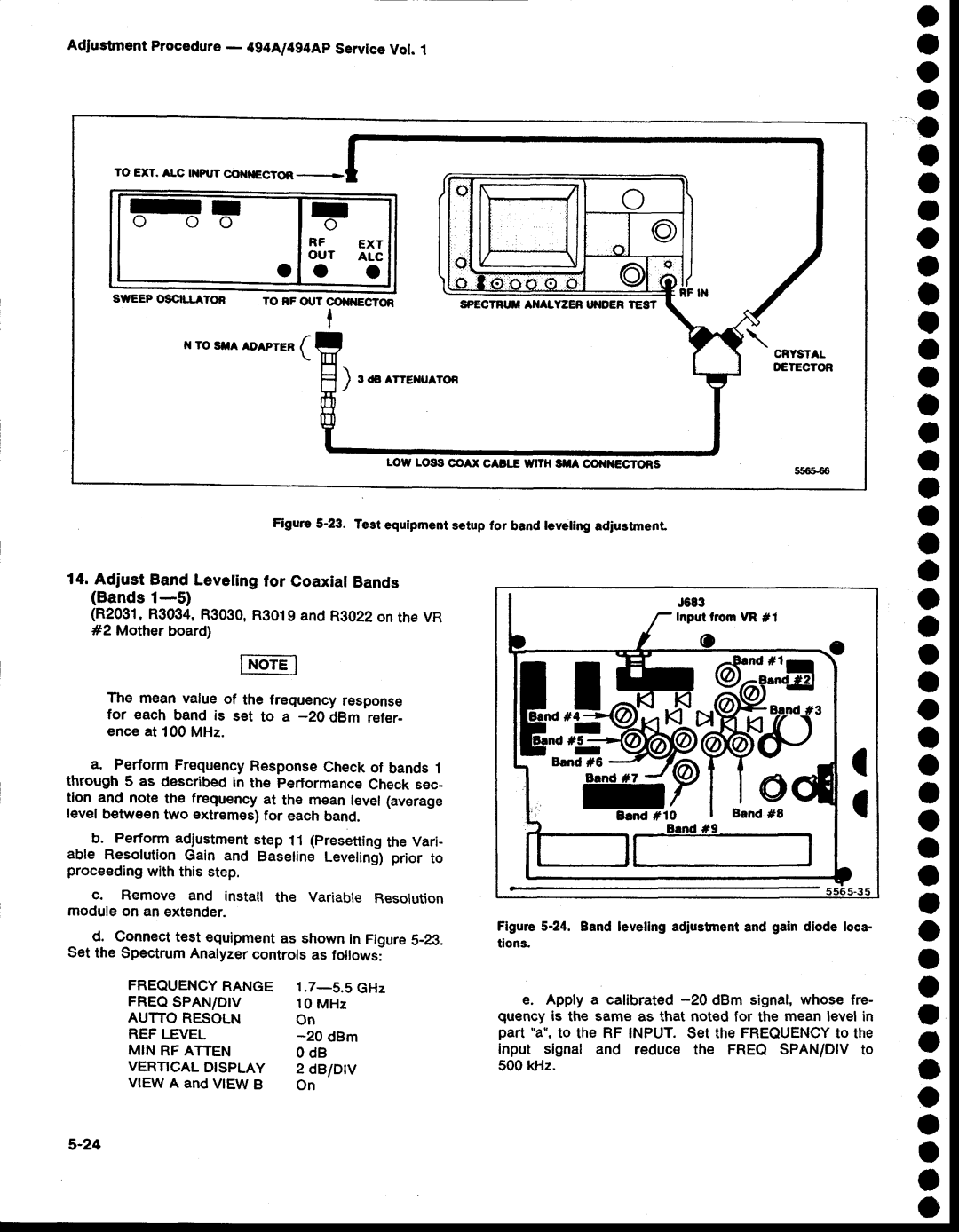 Tektronix 494AP service manual Ot o, AdfustrnentProcedure- 4g4A/4g4ApServtceVol 