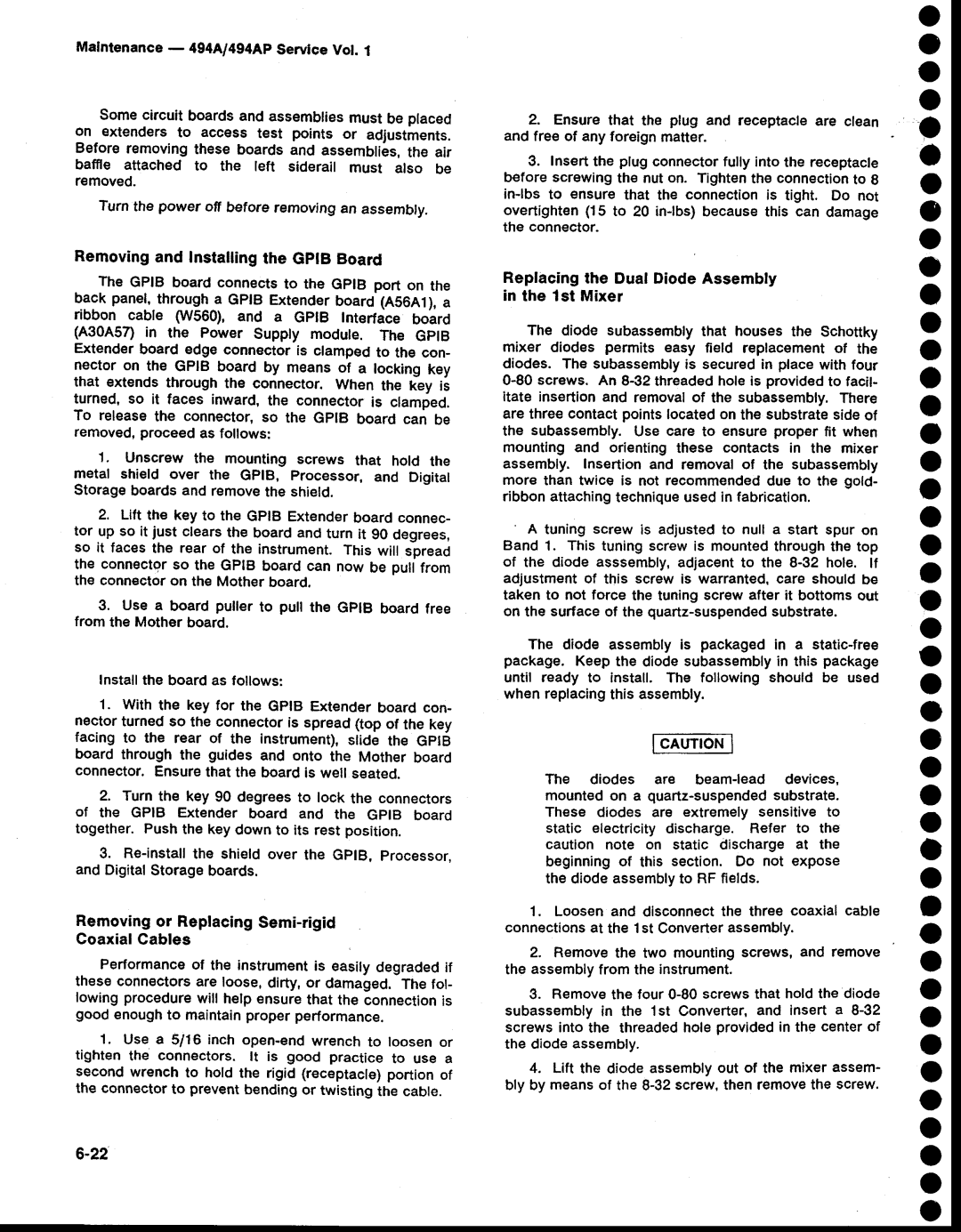 Tektronix 494AP service manual O o o o o o o o o o o o o o o a o o o o o 