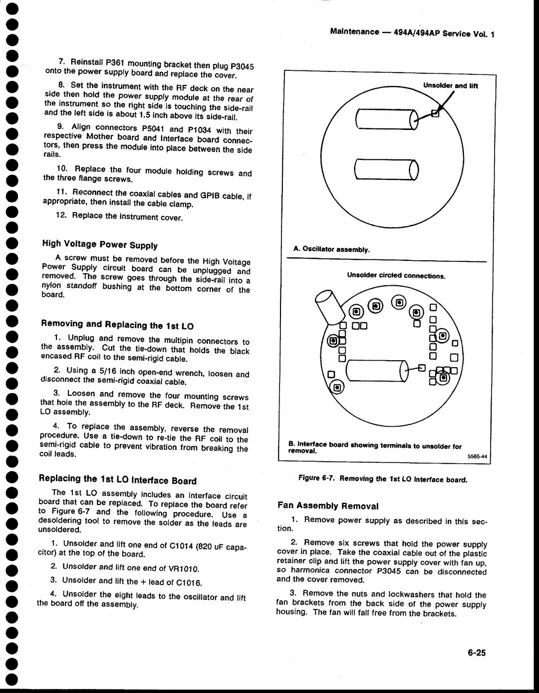 Tektronix 494AP service manual @o @@tr, UpJ 