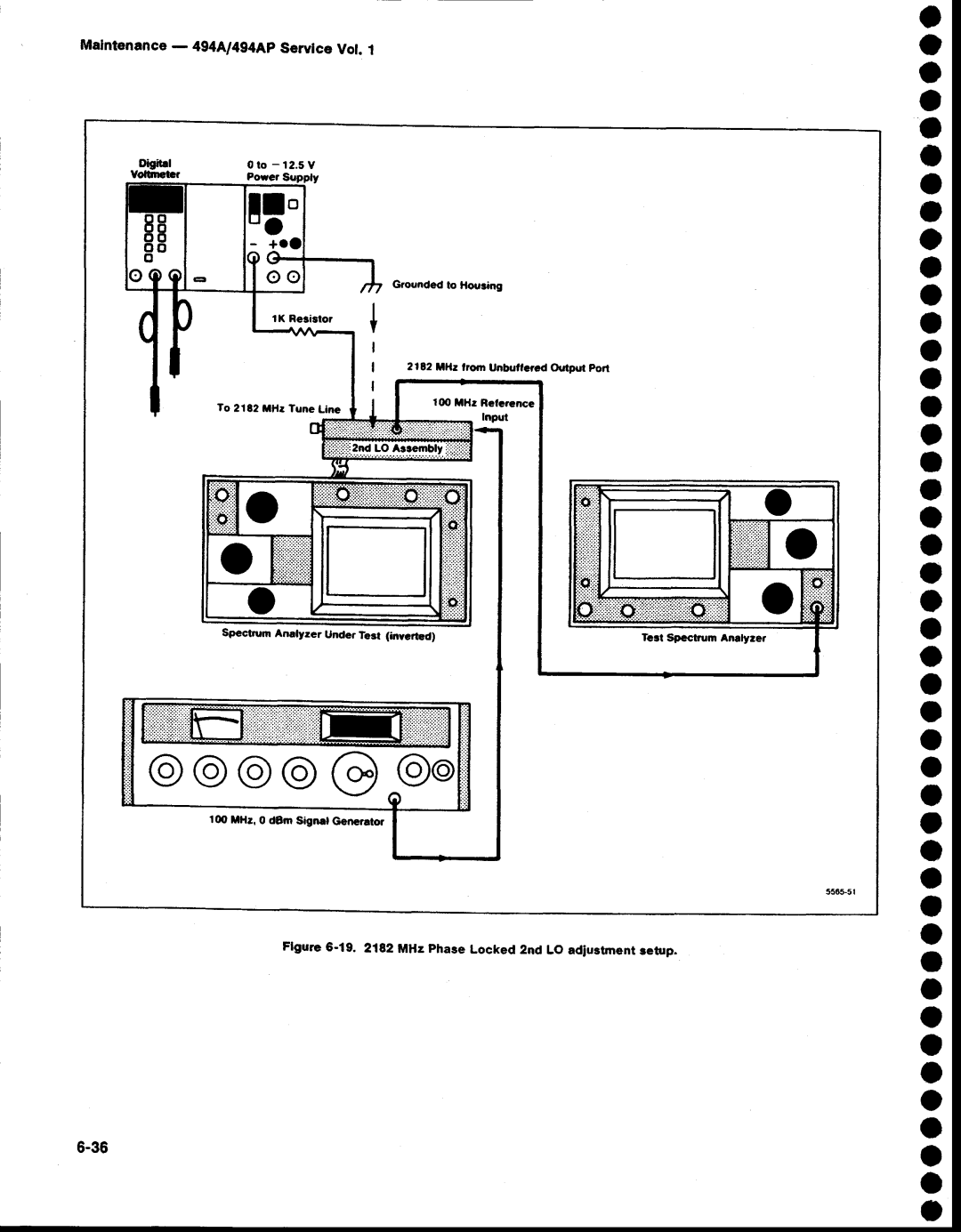 Tektronix 494AP service manual Ffiffi, Maintenance- 494A/4g4ApServtce Vot 