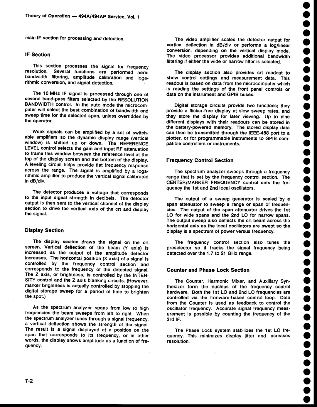 Tektronix 494AP service manual O o o o O a o o a o o o o o o o o o a o o O o o o o o 