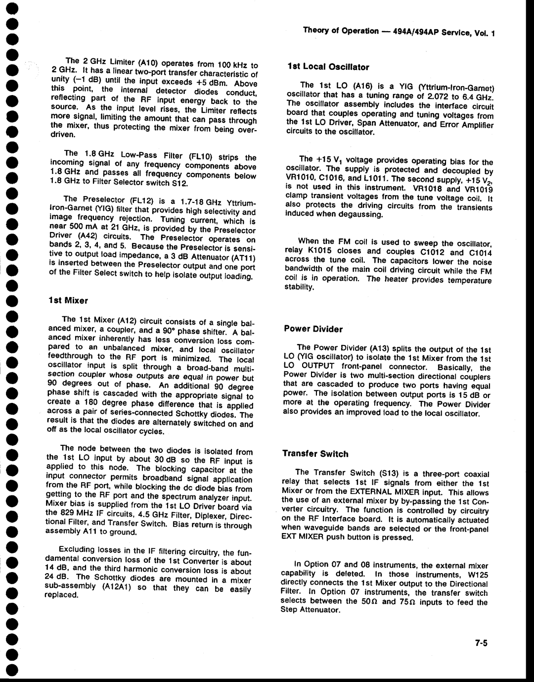 Tektronix 494AP service manual O o o o o o o o o o o o o O o o o o a o o o o o o a o, Andpassesdtttreiueniy oro 