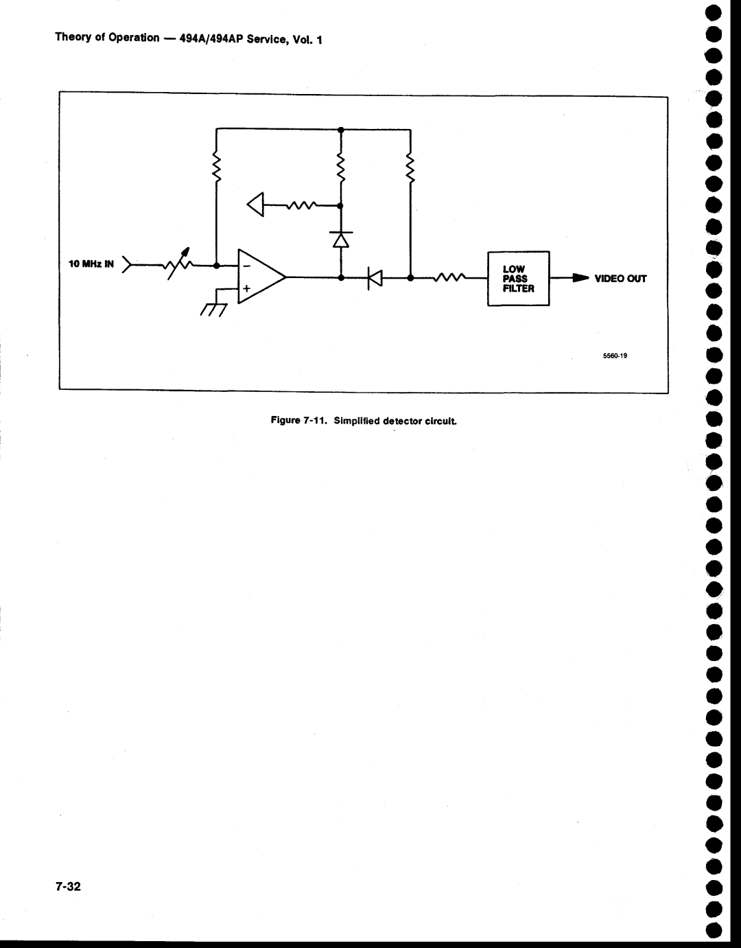 Tektronix 494AP service manual A a o o, Theory of Operation- 4gA/494Ap Servtce,Vol 