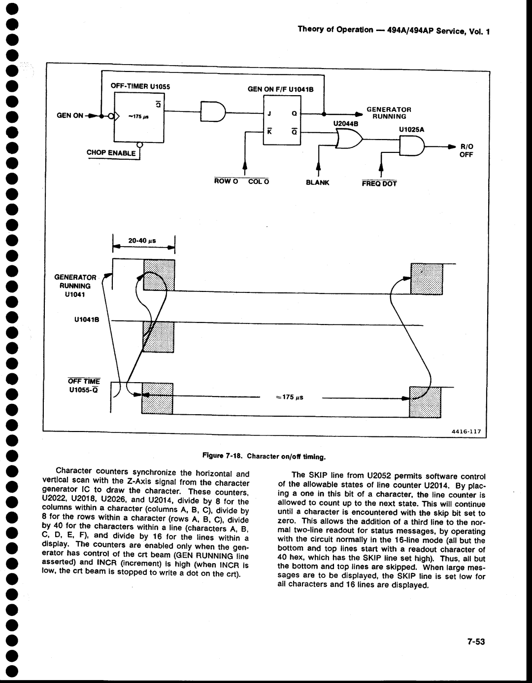 Tektronix 494AP service manual O o o o o o o o o o o o o o o o o o o o o o o o o o o o, Zo-cou I lF-€, OFFTME u1055-d 