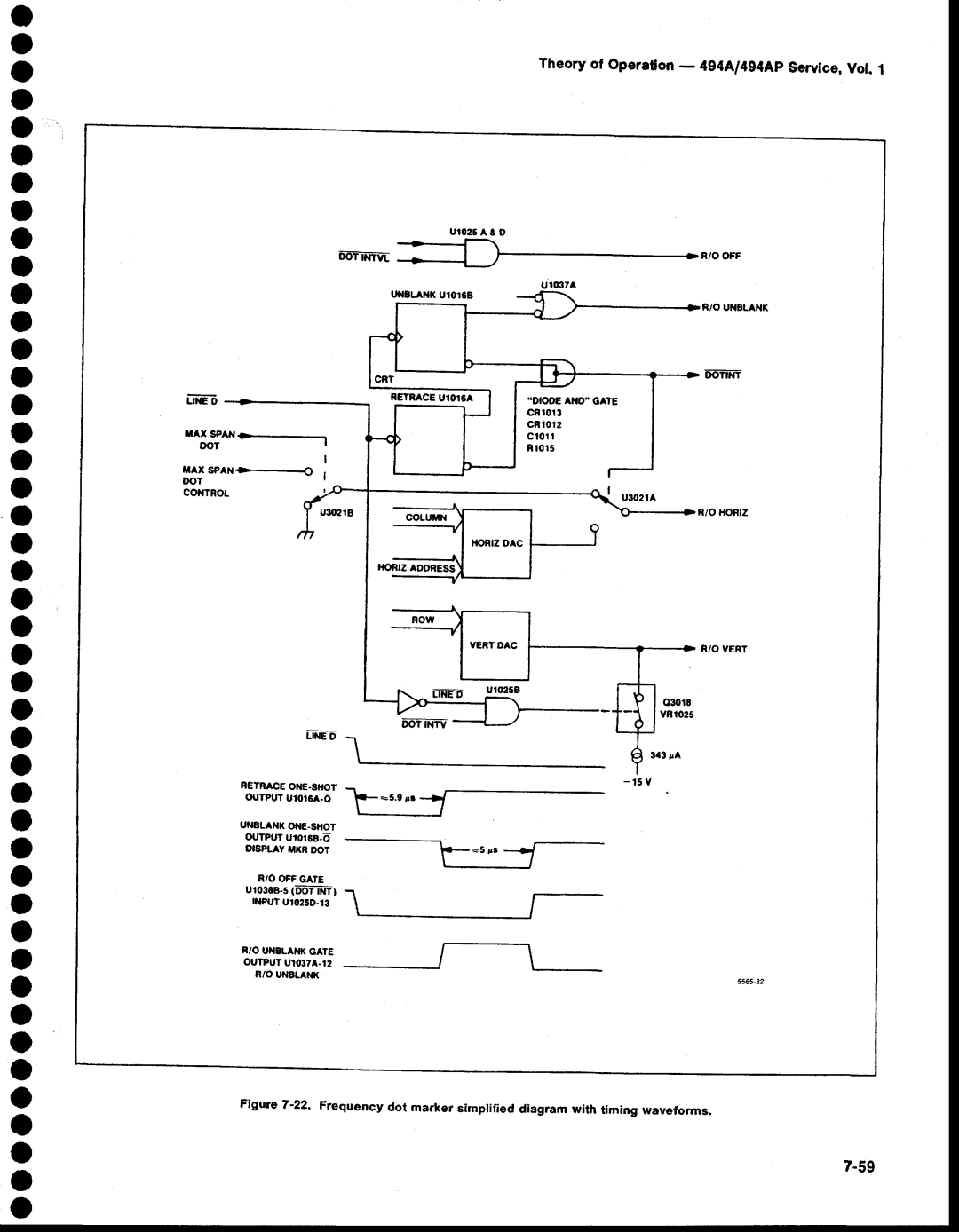 Tektronix 494AP service manual O o o a o o o o a O o o o o o o o O o a, Theory of Opera$on- 494l4g4Ap Servtce,Vol 