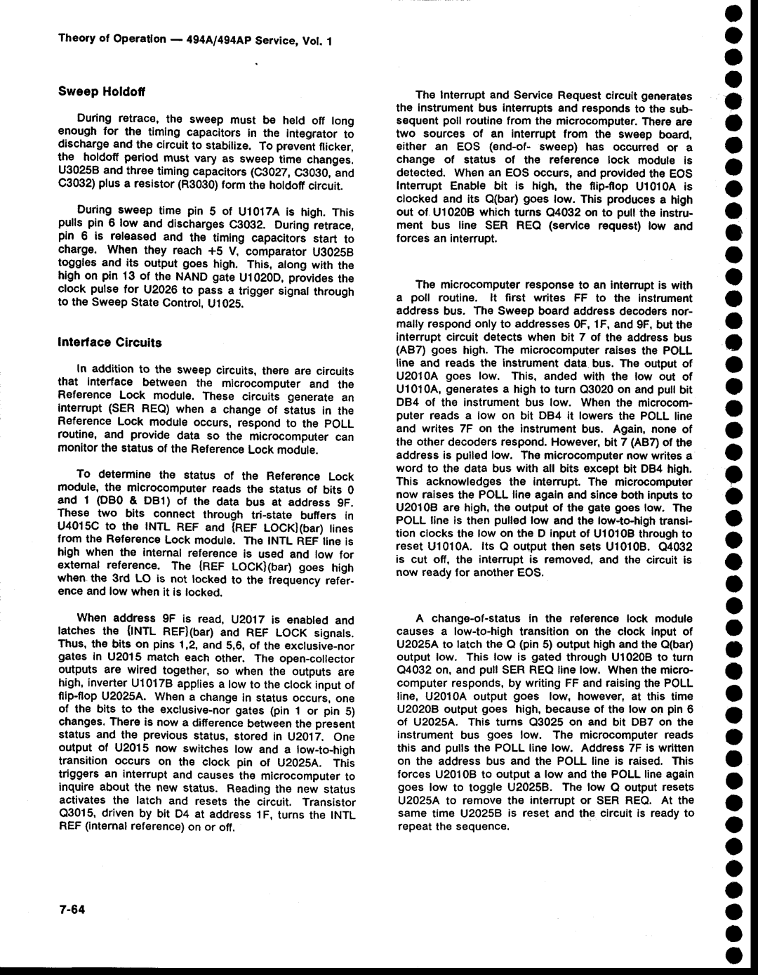 Tektronix 494AP service manual A o a o A a o o o o a o o o o o O o o o o O a A o o o o o o 