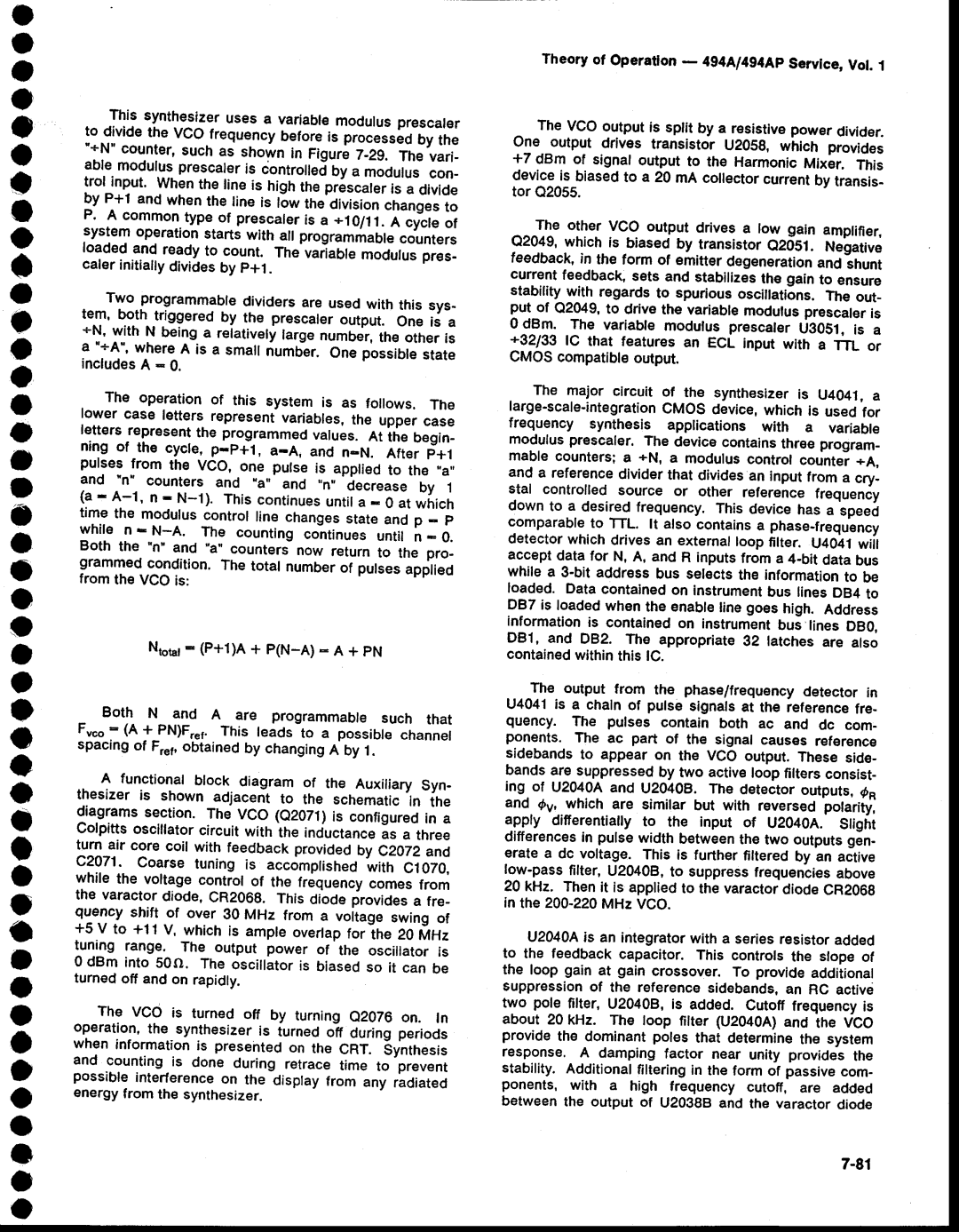 Tektronix 494AP service manual 