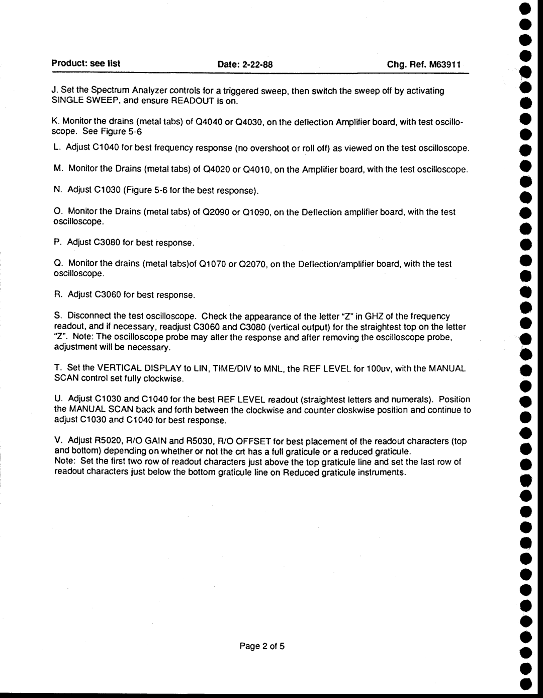 Tektronix 494AP service manual O o o A o a o o O o o o o o o 