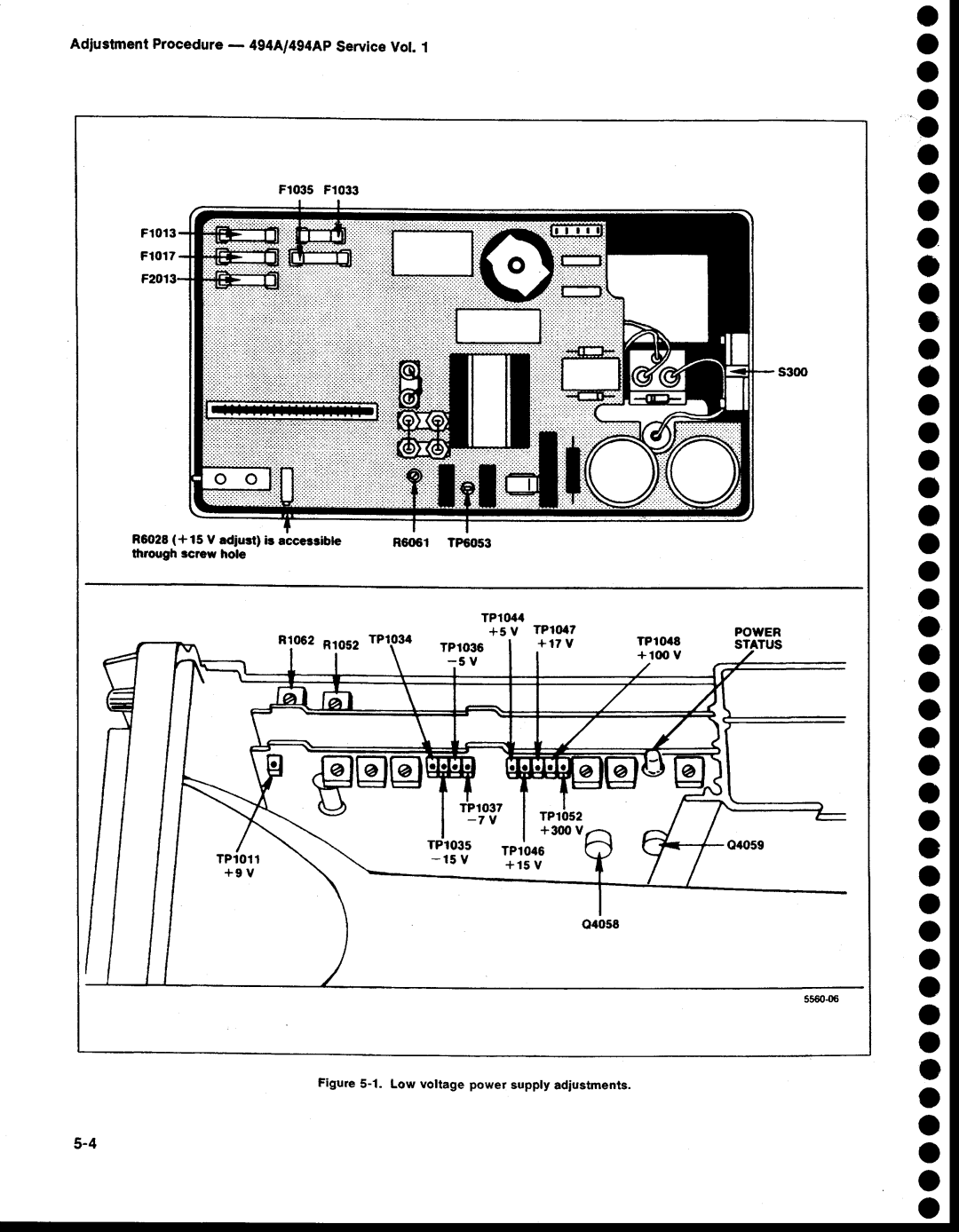 Tektronix 494AP service manual O o o o o o o o o o o o o o o o o o o, Adjustment Procedure- 494A/494ApServiceVol 