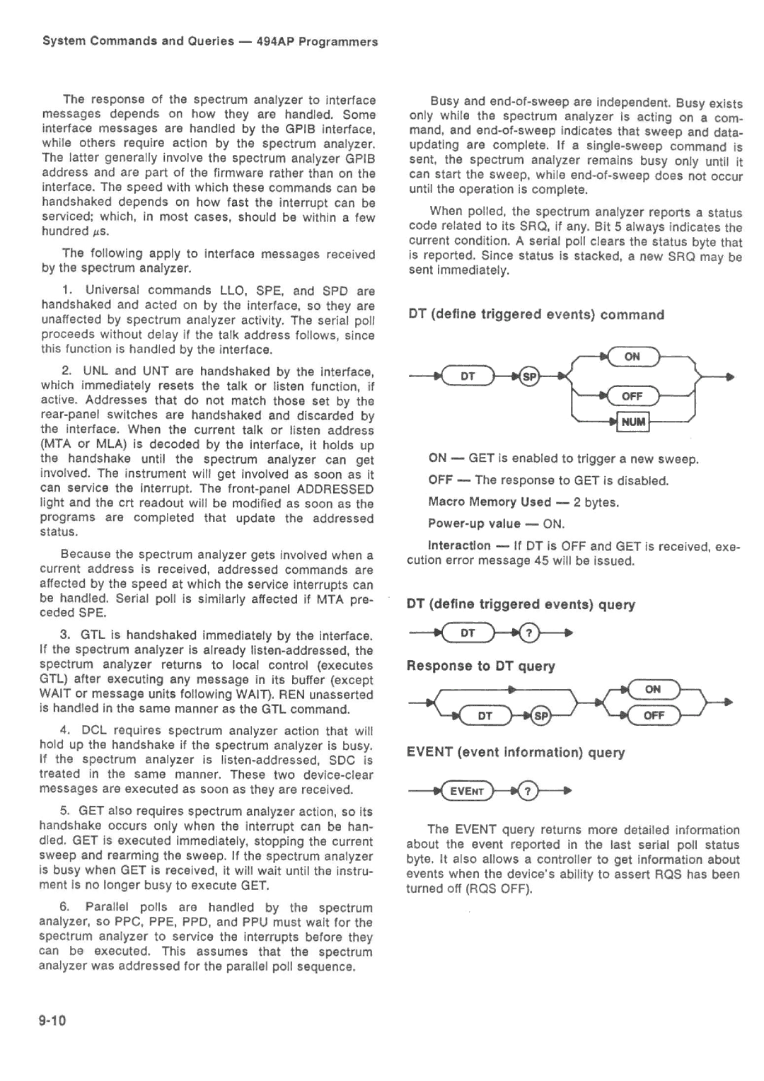 Tektronix 494AP manual 