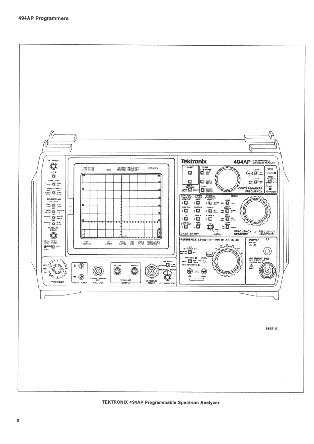 Tektronix 494AP manual 