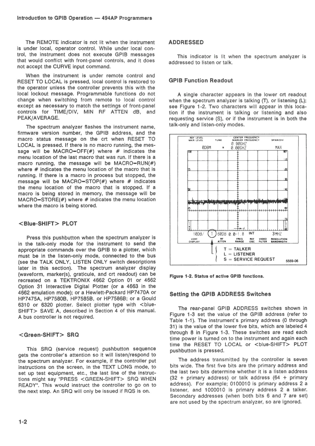 Tektronix 494AP manual 