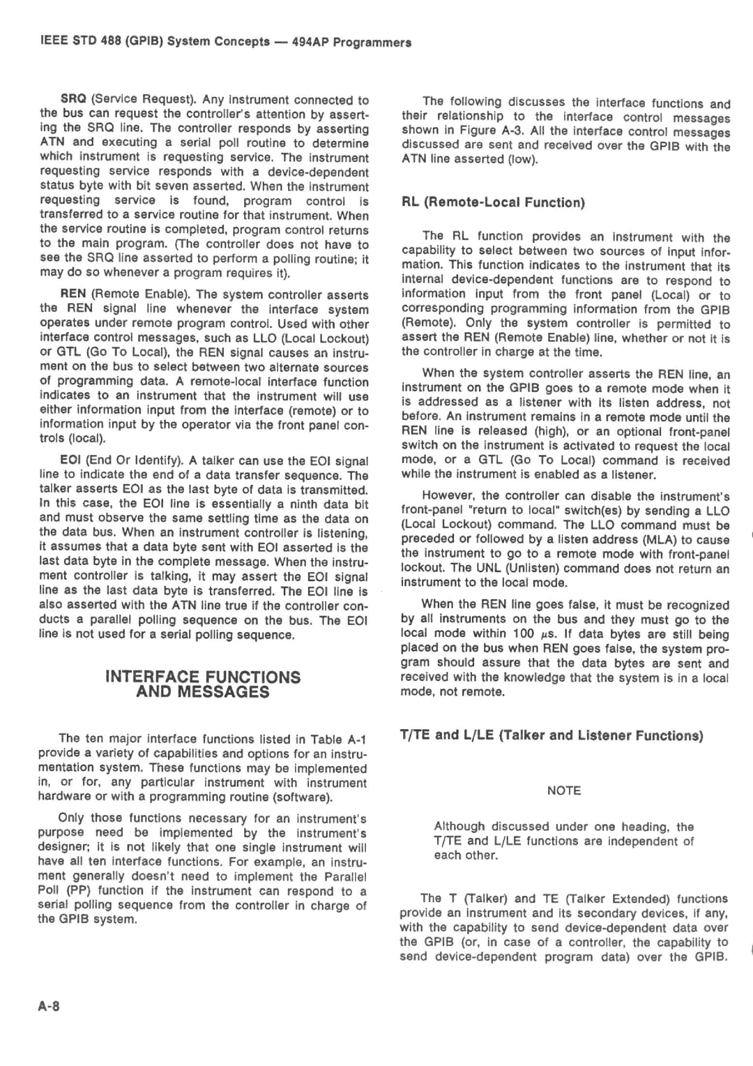 Tektronix 494AP manual 