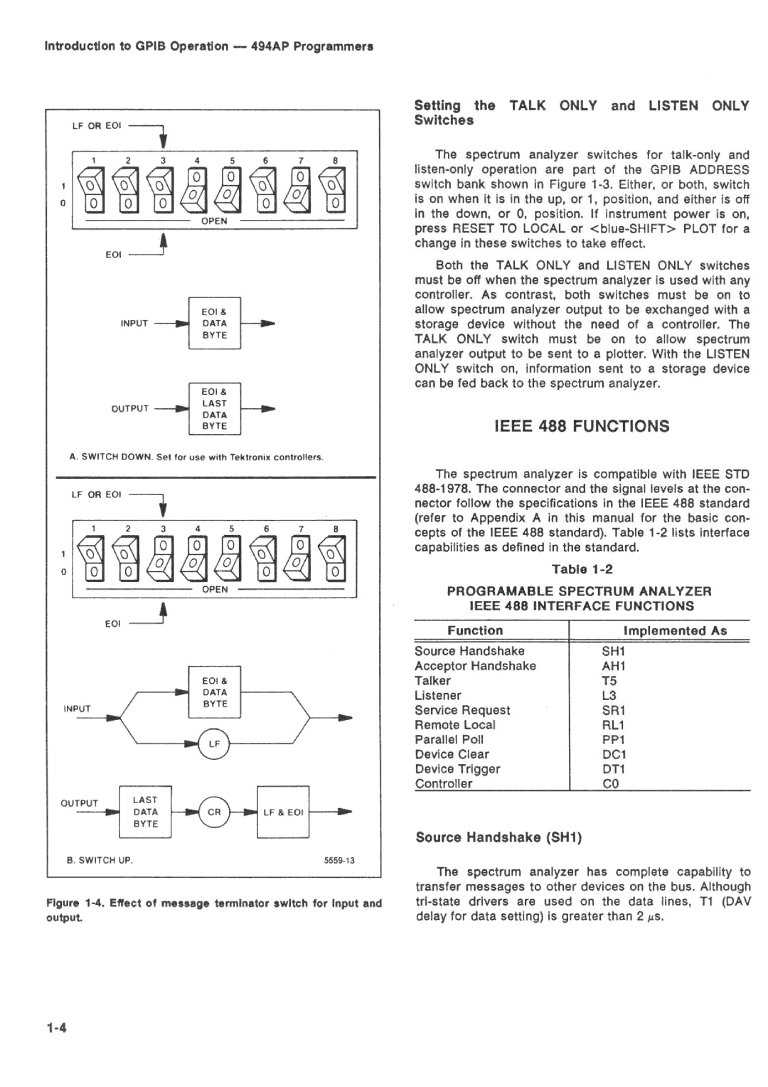 Tektronix 494AP manual 