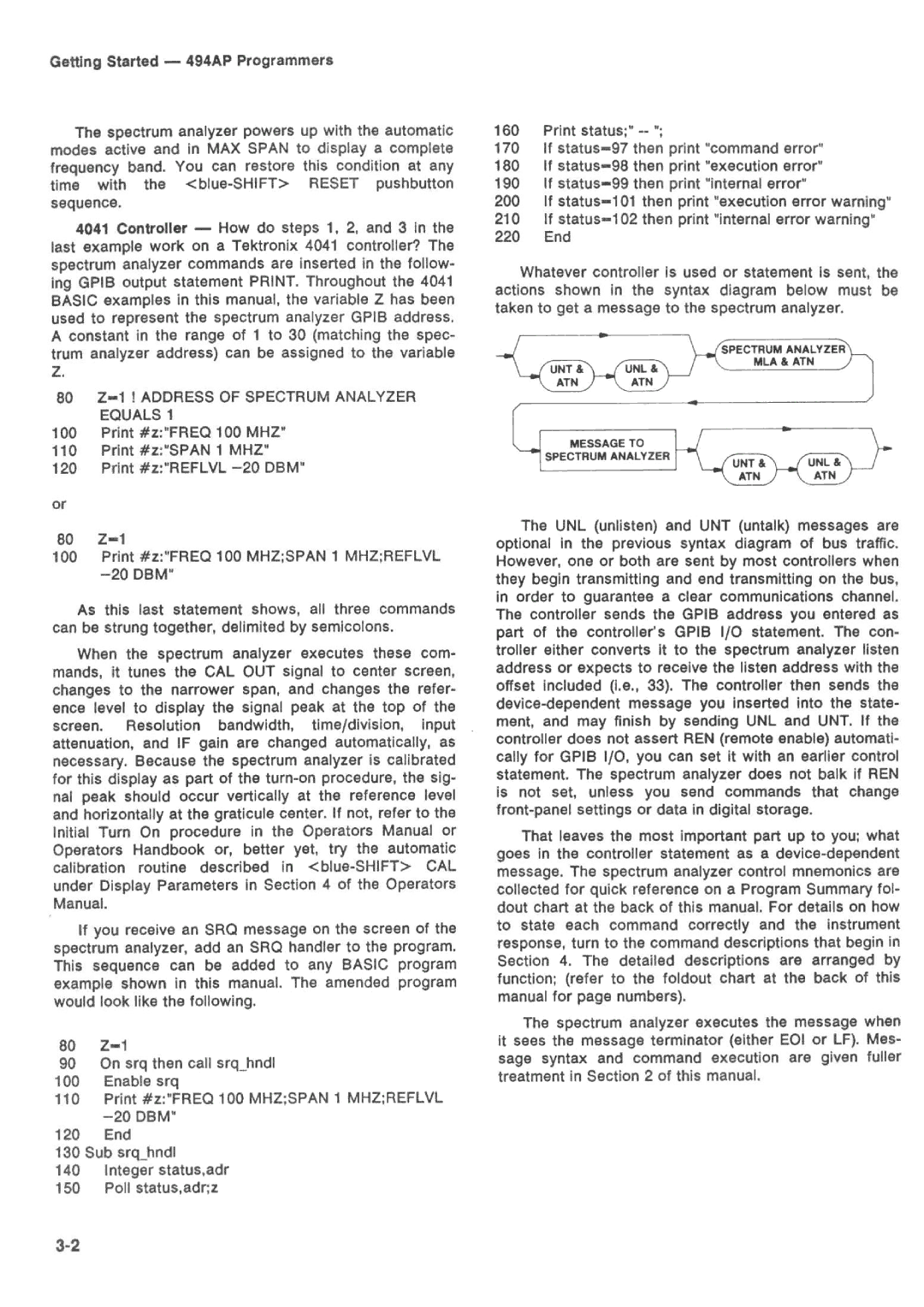 Tektronix 494AP manual 